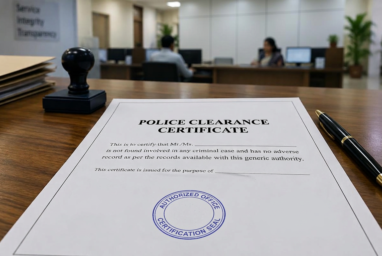 Police, MOI & Lost Item Certificates